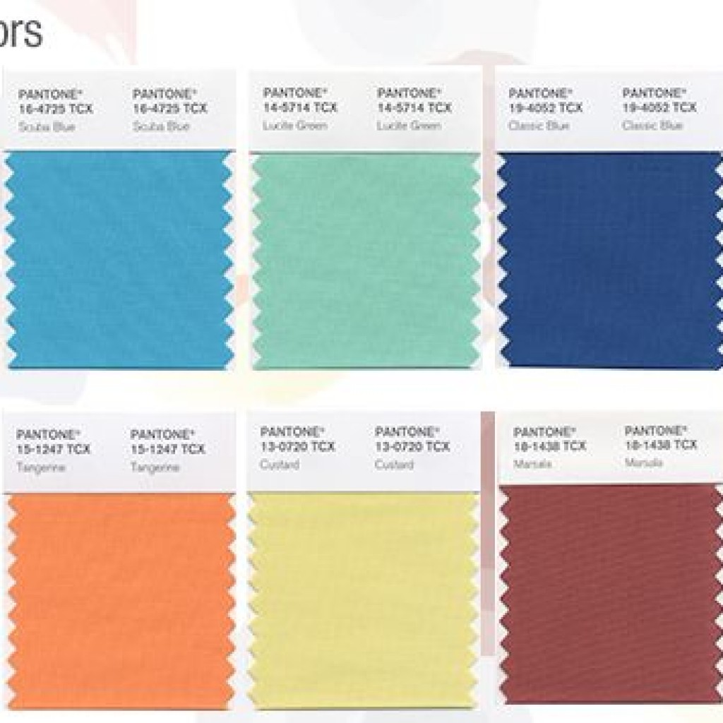 Pantone Colors for Spring 2015