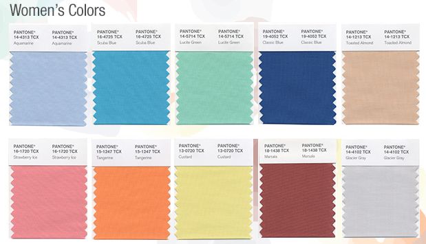 Pantone Colors for Spring 2015